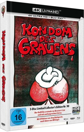 Kondom des Grauens (1996) (Cover E, Director's Cut, Limited Collector's Edition, Mediabook, 4K Ultra HD + 2 Blu-rays)