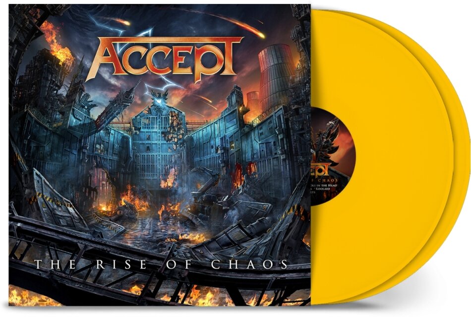 Accept - The Rise Of Chaos 2025 Reissue, Nuclear Blast, Gatefold, Yellow Vinyl, 2 LPs