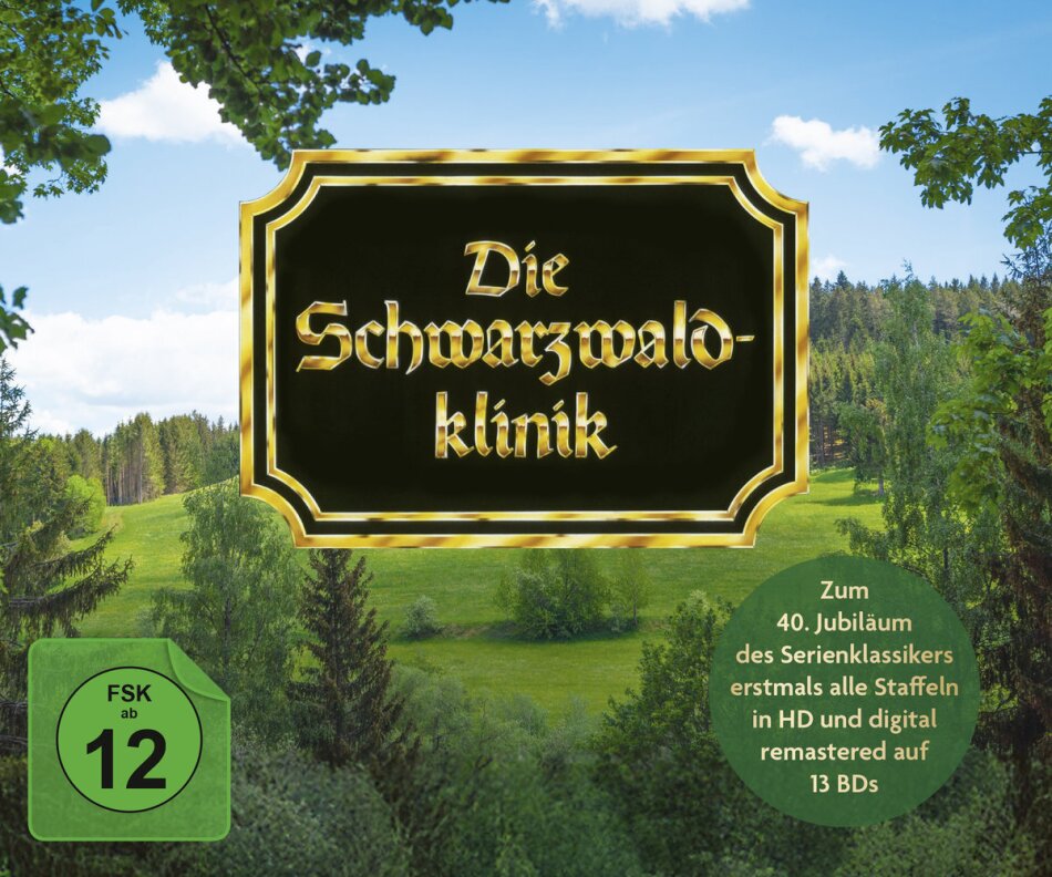 Die Schwarzwaldklinik - Komplette Serie 40th Anniversary Edition, Remastered, 13 Blu-rays