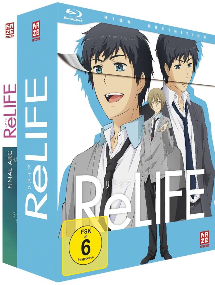 ReLIFE - Die komplette Serie & ReLIFE: Final Arc OVA's Gesamtausgabe, 4 Blu-rays