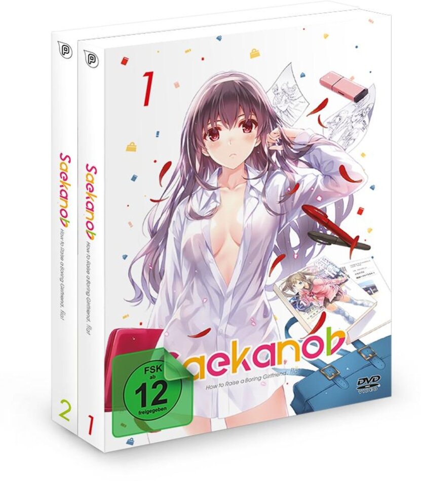 Saekano♭ - How to Raise a Boring Girlfriend.flat - Staffel 2 Gesamtausgabe, 4 DVDs