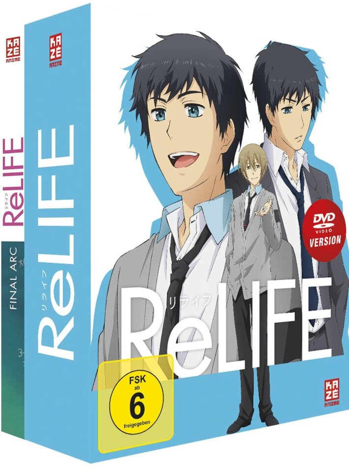 ReLIFE - Die komplette Serie & ReLIFE: Final Arc OVA's Gesamtausgabe, 4 DVDs