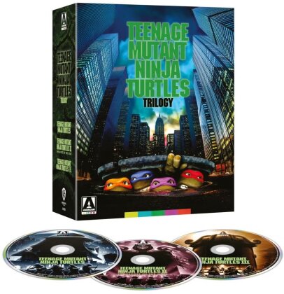 Teenage Mutant Ninja Turtles 1-3 - Trilogy (Limited Edition, Restored, 3 Blu-rays)