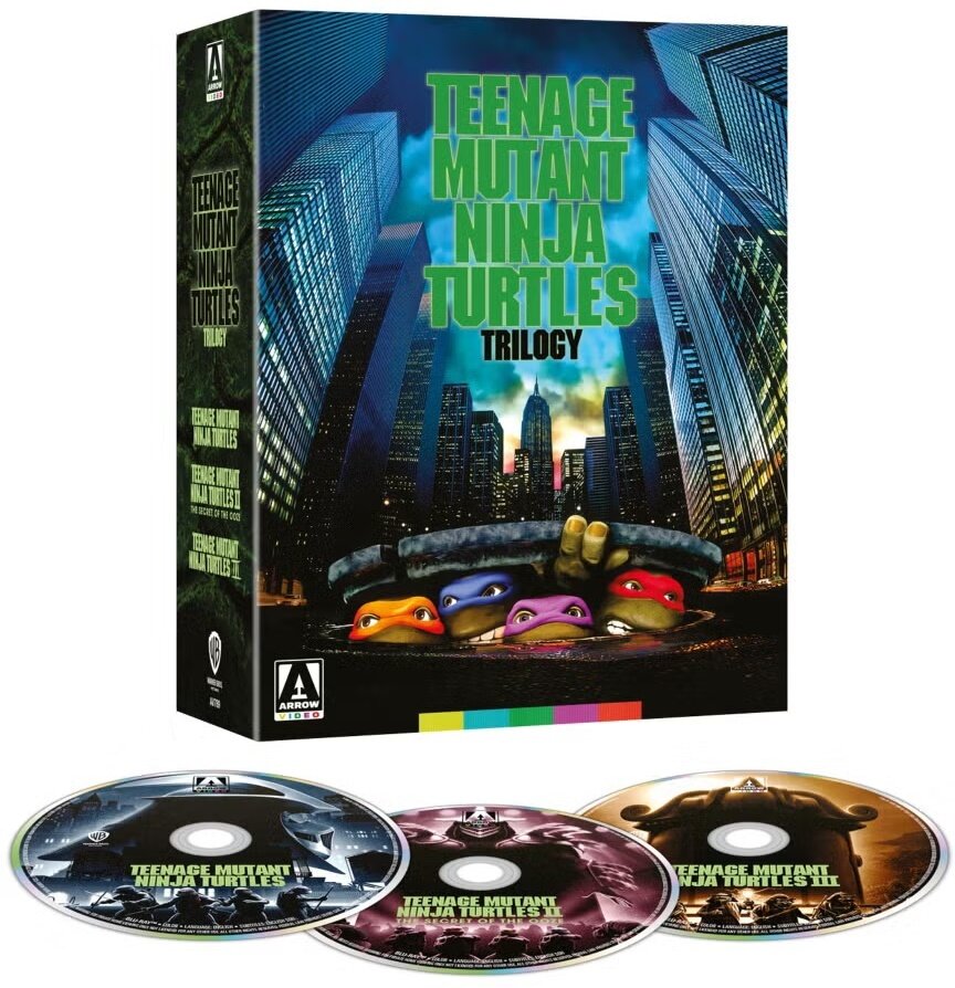 Teenage Mutant Ninja Turtles 1-3 - Trilogy Limited Edition, Restored, 3 Blu-rays