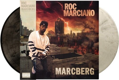 Roc Marciano - Marcberg 2025 Reissue, Next Records, Édition Anniversaire, Édition Limitée, White/Clear/Smoke Vinyl, 2 LP