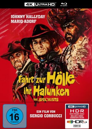 Fahrt zur H&ouml;lle, ihr Halunken (1969) (Limited Collector's Edition, Mediabook, 4K Ultra HD + Blu-ray)