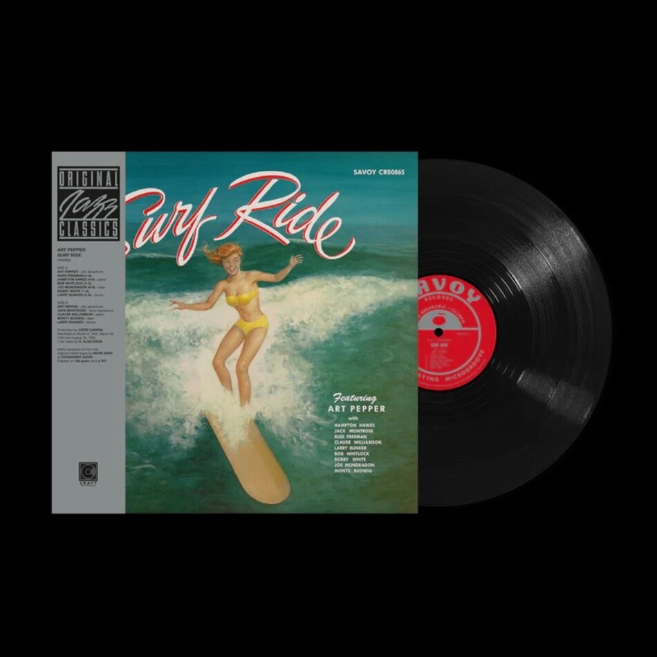 Art Pepper - Surf Ride 2025 Reissue, Concord Records, Original Jazz Classics, LP