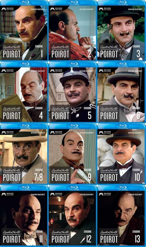 Poirot Collection - Stagione 1-13 24 Blu-rays