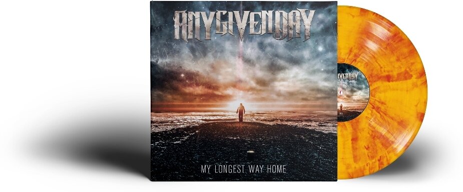 Any Given Day - My Longest Way Home 2025 Reissue, Arising Empire Label, Yellow Red Marbled Vinyl, LP