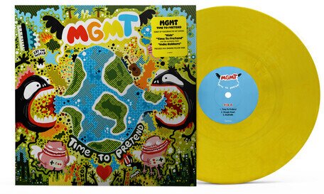 MGMT - Time To Pretend 2025 Reissue, Cantora Records, Yellow Vinyl, LP