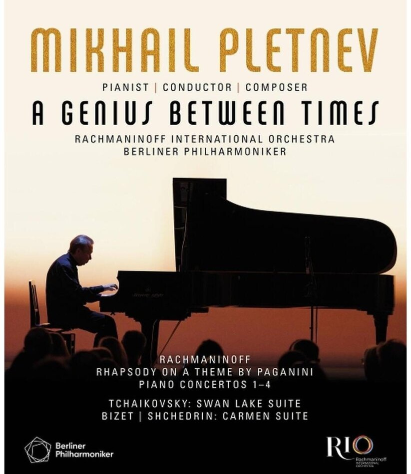 Mikhail Pletnev, Rachmaninoff International Orchestra & Berliner Philharmoniker - Mikhail Pletnev: A Genius Between Times 2 Blu-rays + 4 CDs