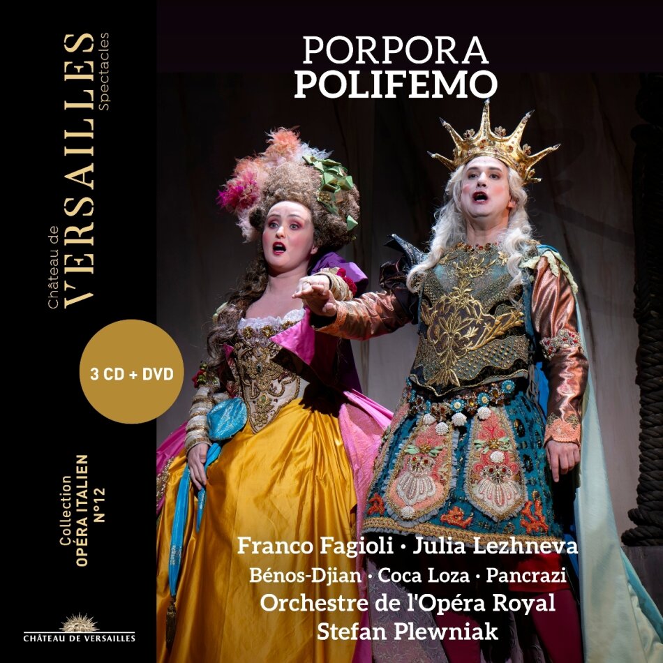 Franco Fagioli, Julia Lezhneva, Nicola Antonio Porpora (1686-1768), Stefan Plewniak & Orchestre de l'Opera Royal - Polifemo 2 CDs + DVD