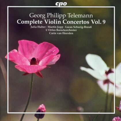 L'Orfeo Barockorchester, Georg Philipp Telemann (1681-1767), Carin van Heerden, Julia Huber, &hellip; - Complete Violin Concertos Vol. 9