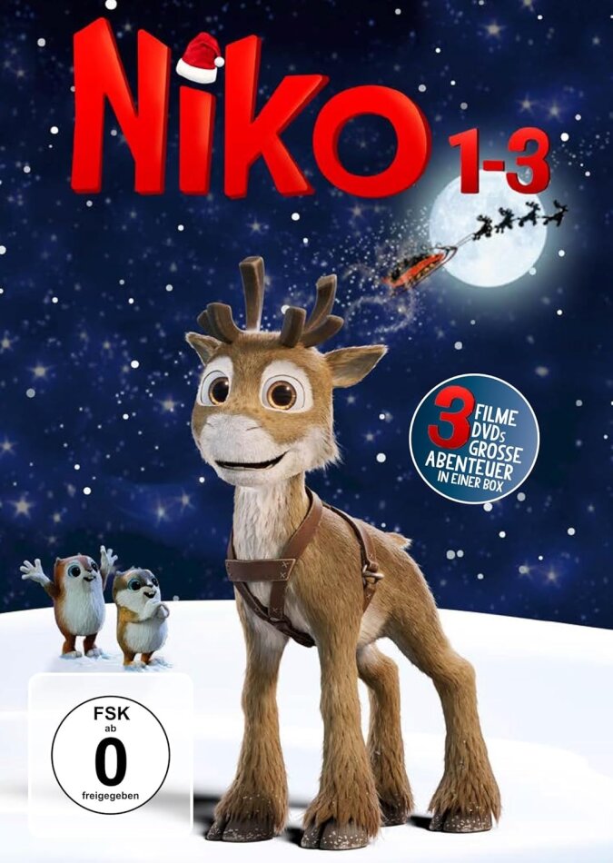 Niko 1-3 3 DVDs