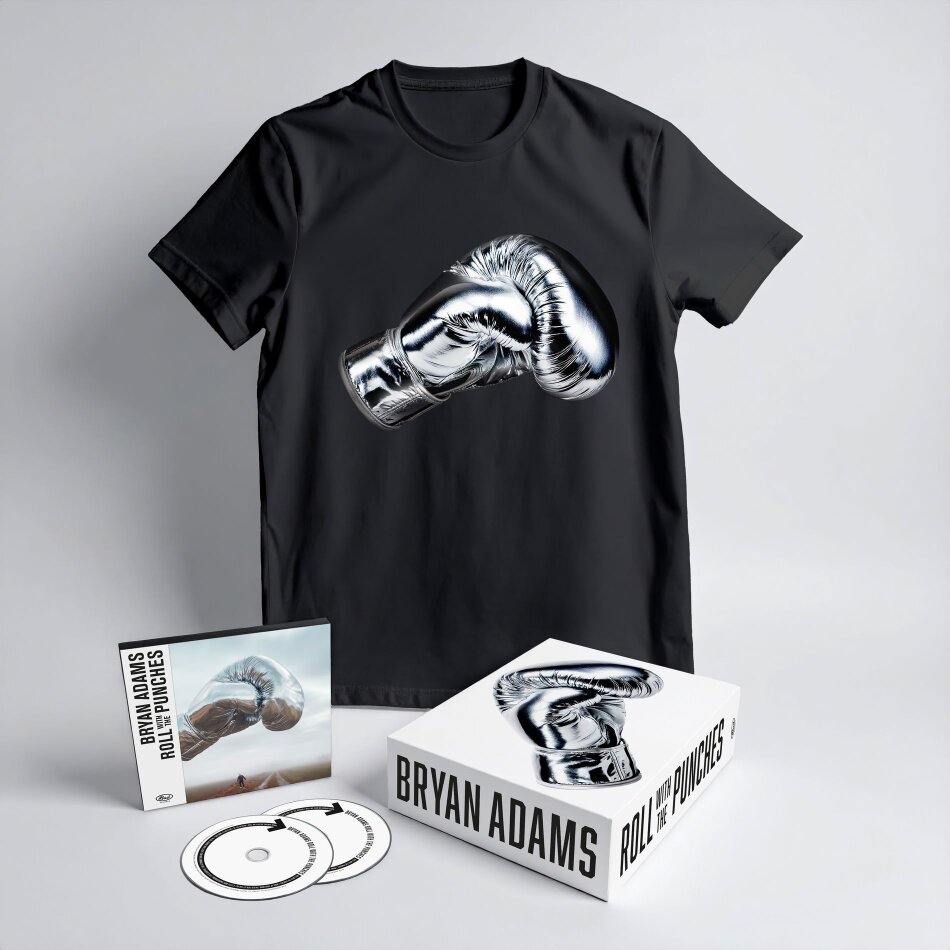 Bryan Adams - Roll With The Punches T-Shirt Grösse L, Deluxe Edition, 2 CDs