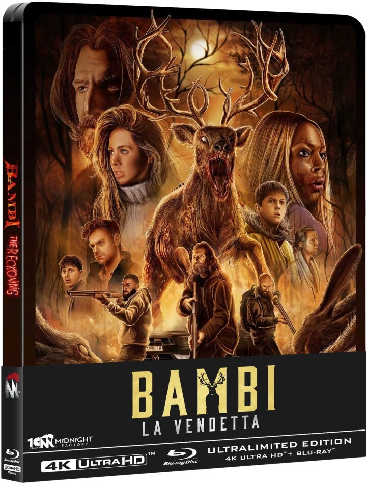 Bambi: La vendetta (2025) UltraLimited Edition, Steelbook, 4K Ultra HD + Blu-ray