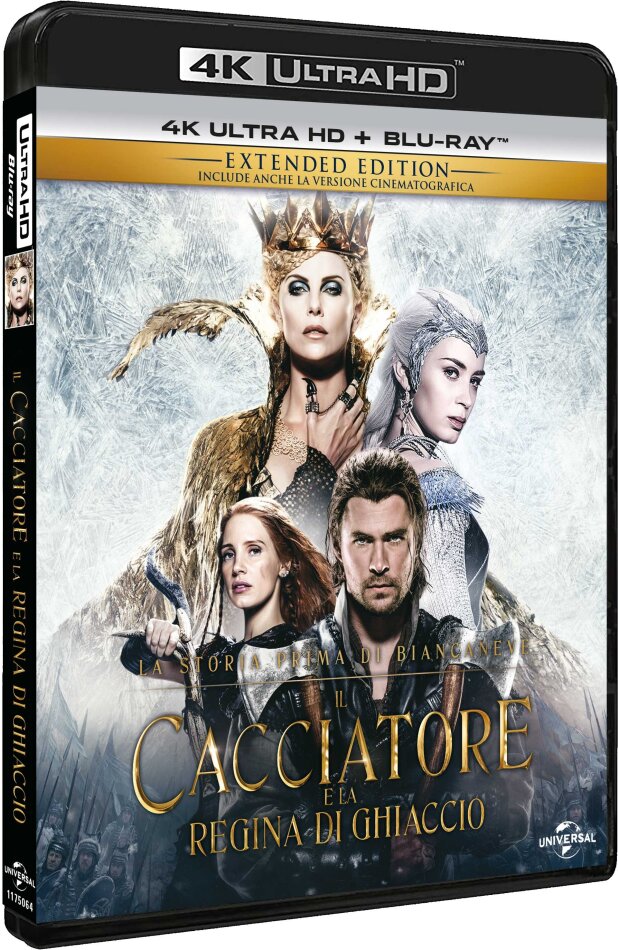 Il cacciatore e la regina di ghiaccio (2016) Extended Edition, Kinoversion, 4K Ultra HD + Blu-ray