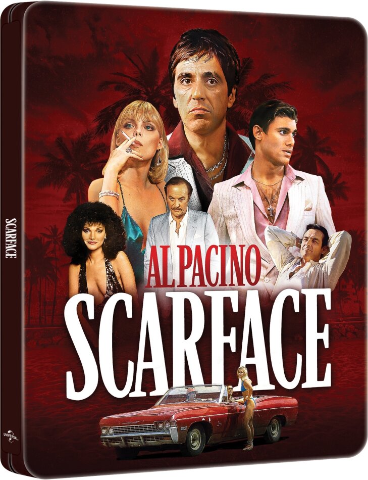 Scarface (1983) Limited Edition, Steelbook, 4K Ultra HD + Blu-ray