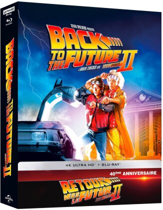 Retour vers le futur 2 (1989) (&Eacute;dition Collector Limit&eacute;e, Steelbook, 4K Ultra HD + Blu-ray)