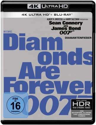James Bond: Diamonds Are Forever (1971) (4K Ultra HD + Blu-ray)