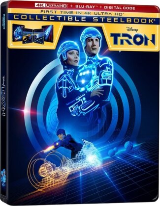 Tron (1982) (Limited Edition, Steelbook, 4K Ultra HD + Blu-ray)