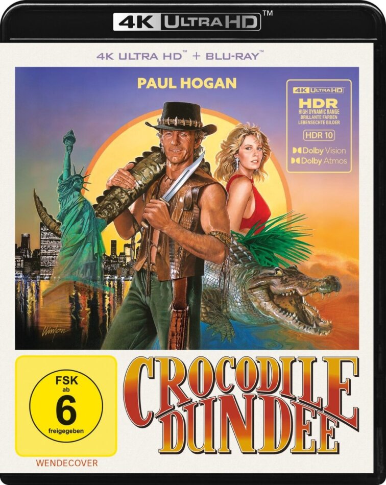 Crocodile Dundee (1986) Restaurierte Fassung, 4K Ultra HD + Blu-ray