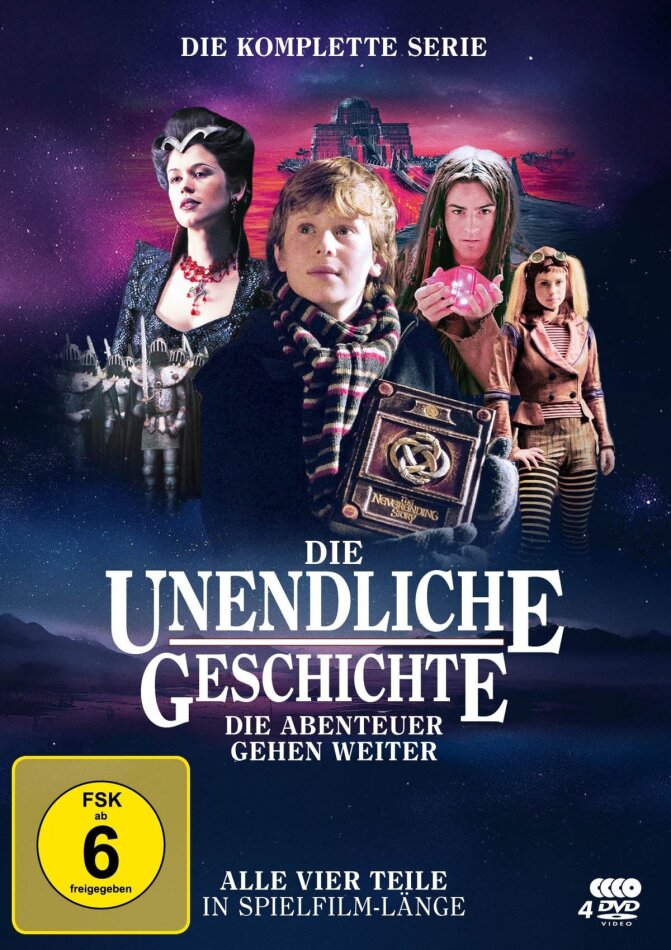 Die unendliche Geschichte - Die Abenteuer gehen weiter - TV Serie 4 DVDs