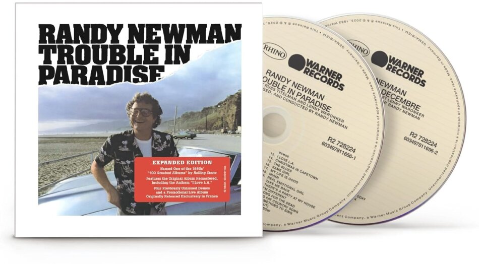 Randy Newman - Trouble In Paradise 2025 Reissue, Rhino, 2 CDs