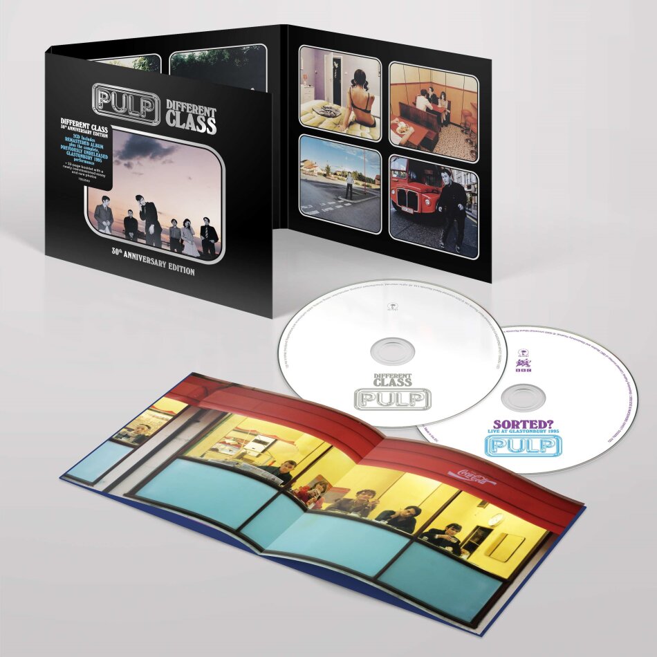 Pulp - Different Class 2025 Reissue, Super Deluxe, Island, 30th Anniversary Edition, 2 CDs