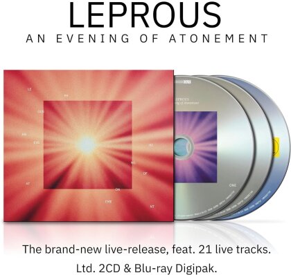 Leprous - An Evening of Atonement - Live (Digipack, Limited Edition, 2 CDs + Blu-ray)