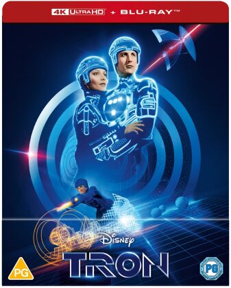 Tron (1982) (Limited Edition, Steelbook, 4K Ultra HD + Blu-ray)