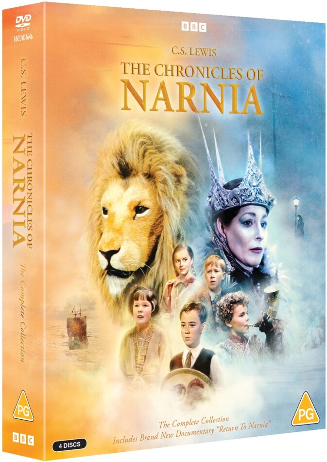 C.S. Lewsis The Chronicles of Narnia - The Complete Collectdion BBC, 4 DVDs