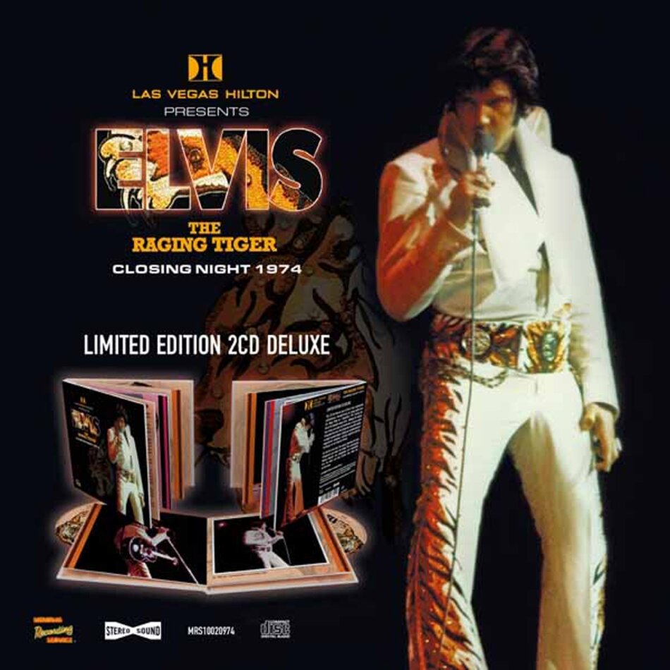Elvis Presley - Las Vegas - 'The Raging Tiger' Closing Night 1974 2 CD