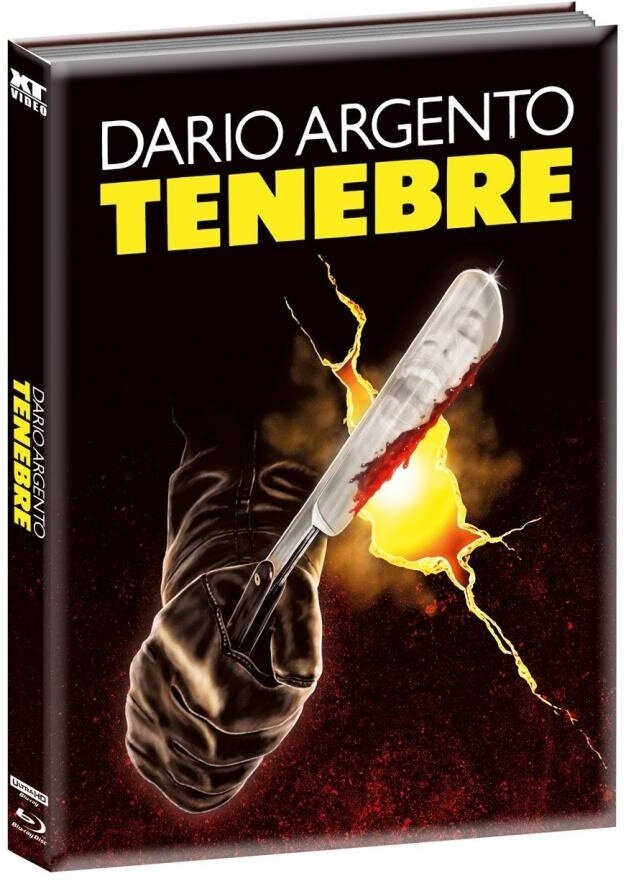 Tenebre (1982) Cover 2, Wattiert, Limited Edition, Mediabook, 4K Ultra HD + Blu-ray + DVD