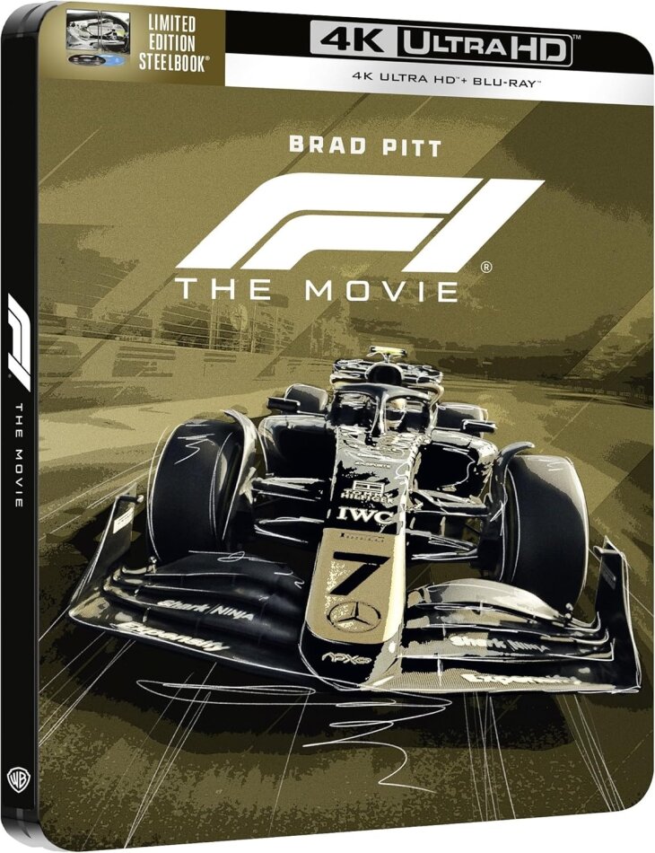 F1: The Movie (2025) Cover "Driver", Limited Edition, Steelbook, 4K Ultra HD + Blu-ray