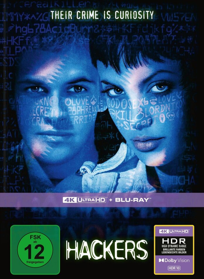 Hackers (1995) Limited Edition, Mediabook, 4K Ultra HD + Blu-ray