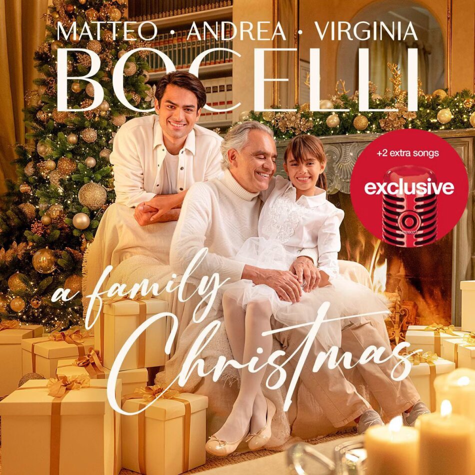 Andrea Bocelli, Matteo Bocelli & Virginia Bocelli - Family Christmas Bonustracks, Target Edition