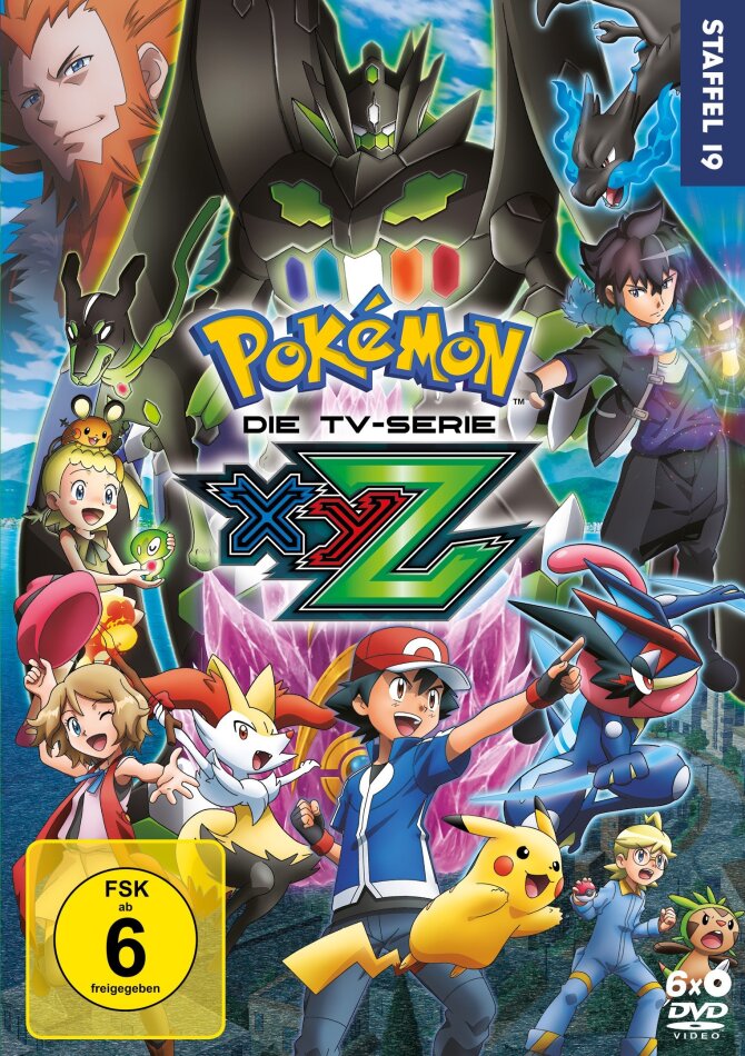 Pokémon - Staffel 19 - XYZ Neuauflage, 6 DVDs