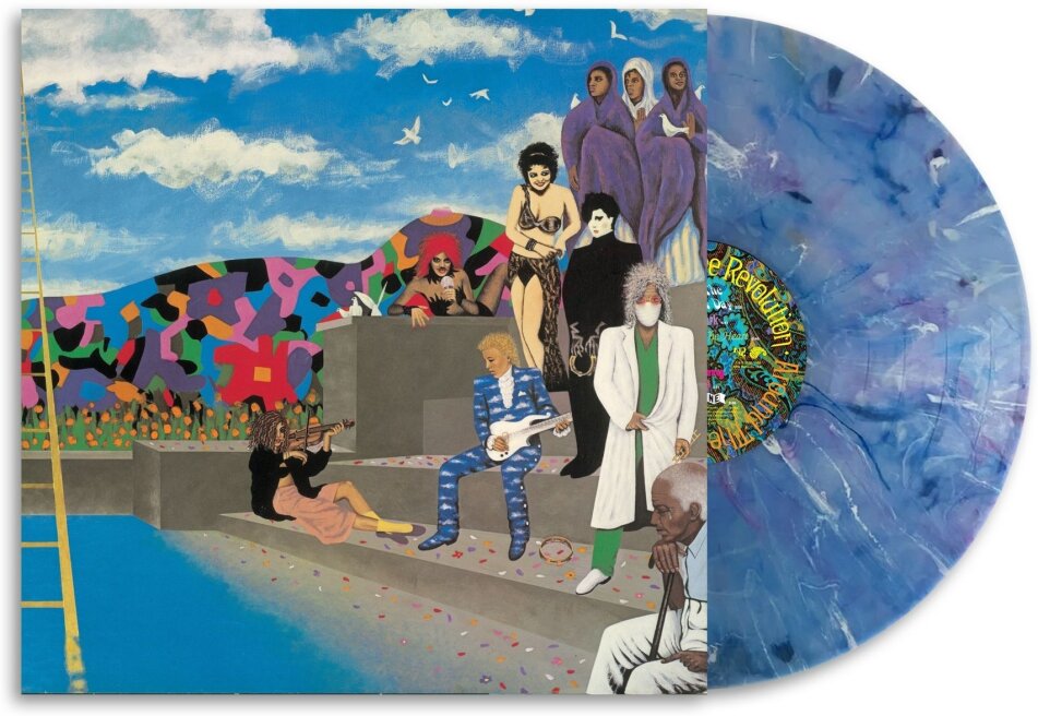 Prince & The Revolution - Around The World In A Day 2025 Reissue, 2025 Remaster, Warner, Rhino, 40th Anniversary Edition, Blue Marbled Vinyl, LP