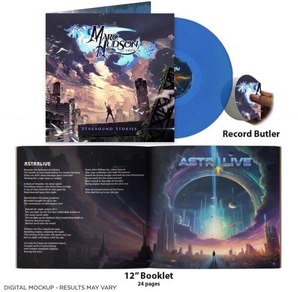 Marc Hudson (Dragonforce) - Starbound Stories Translucent Blue Vinyl, LP + 12" Maxi
