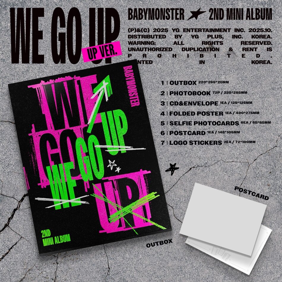 Babymonster (K-Pop) - We Go Up Up Version, photobook