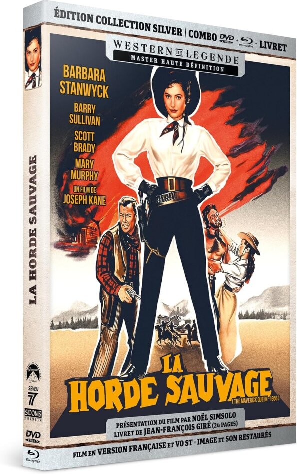 La horde sauvage (1956) Édition Collection Silver, Western de Légende, Blu-ray + DVD
