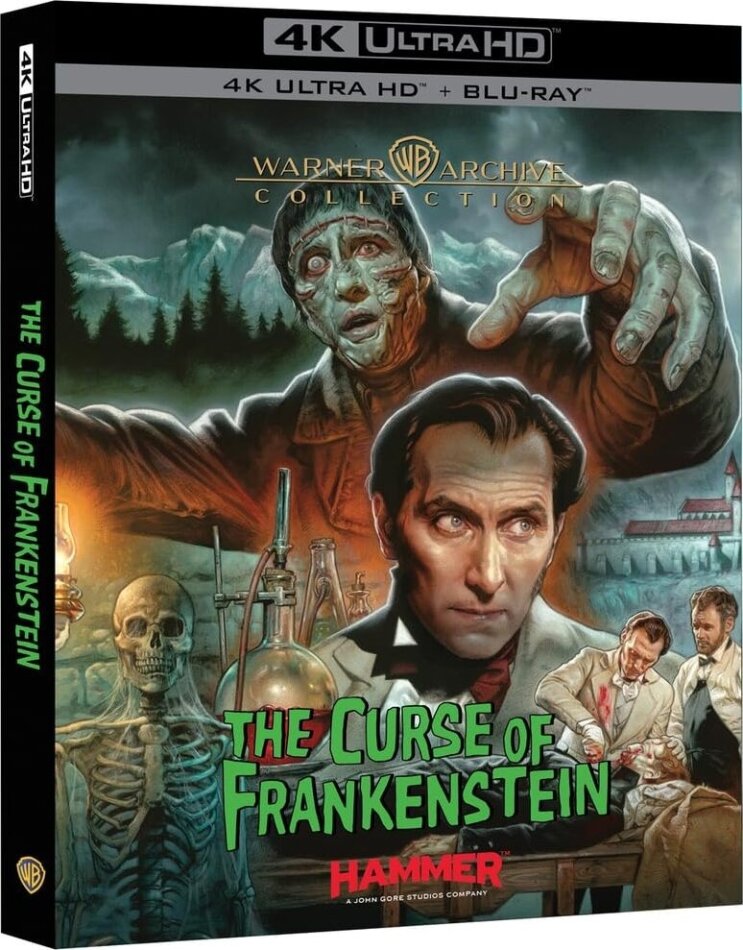 The Curse Of Frankenstein (1957) 4K Ultra HD + Blu-ray