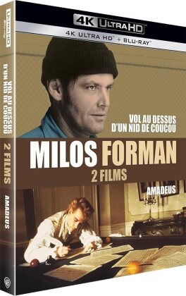 Milos Forman - 2 Films - Vol au-dessus d'un nid de coucou / Amadeus (2 4K Ultra HDs + 2 Blu-ray)