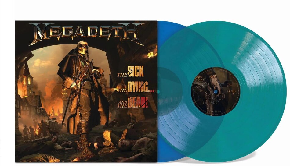 Megadeth - The Sick, The Dying... And The Dead 2025 Reissue, Limited Edition, Blue/Green Vinyl, 2 LPs
