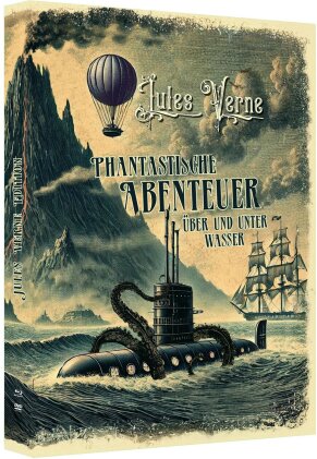 Phantastische Abenteuer &uuml;ber und unter Wasser - Jules Verne Edition (Digipack, Limited Edition, 2 Blu-rays + DVD)
