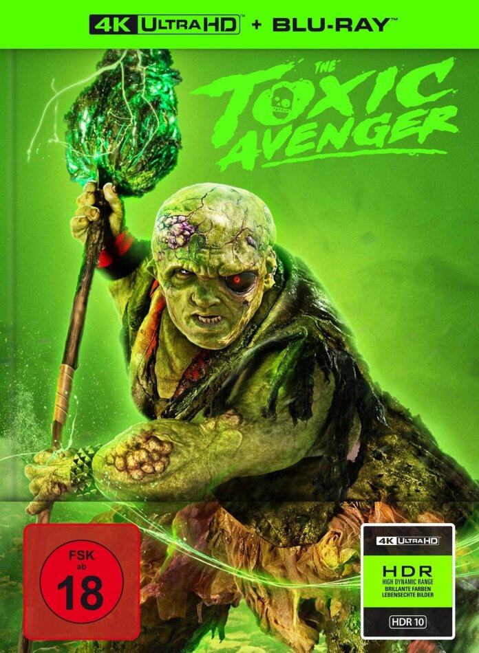 The Toxic Avenger (2023) Limited Edition, Mediabook, 4K Ultra HD + Blu-ray