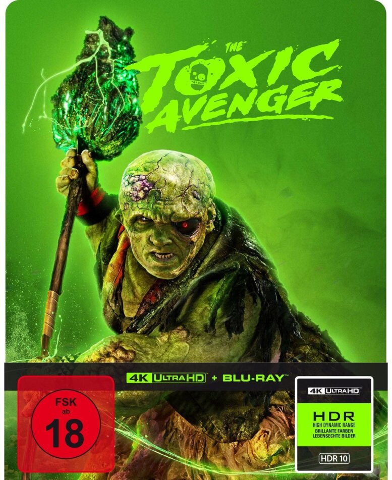 The Toxic Avenger (2023) Limited Edition, Steelbook, 4K Ultra HD + Blu-ray