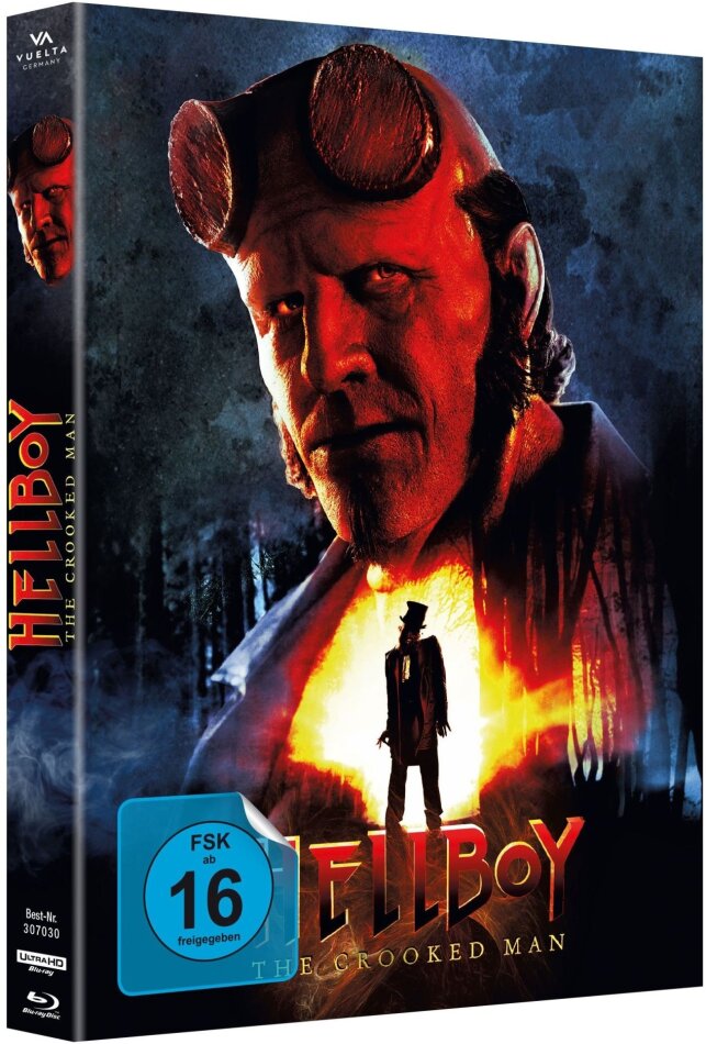 Hellboy: The Crooked Man (2024) Cover B, Limited Edition, Mediabook, 4K Ultra HD + Blu-ray