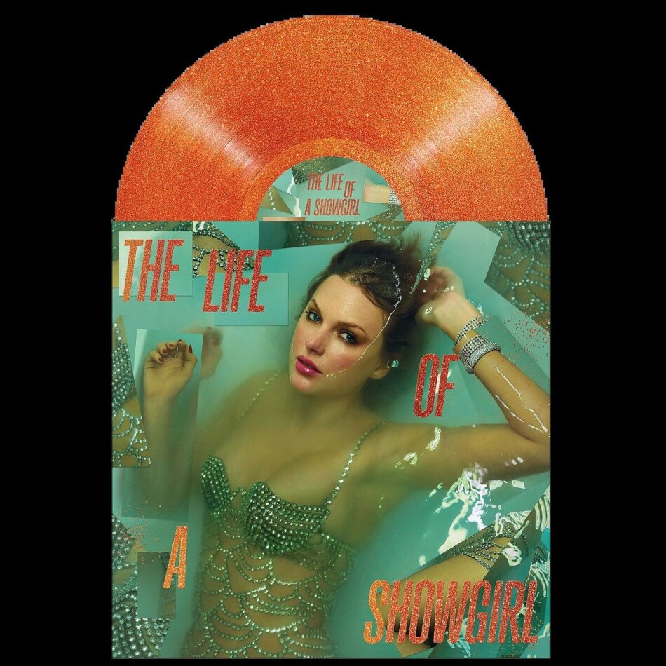 Taylor Swift - The Life of a Showgirl Sweat And Vanilla Perfume Edition, Double Gatefold, Portofino Orange Glitter Vinyl, LP